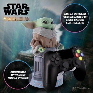 3/$55❤️open box Cable Guys Star Wars Mandalorian GROGU Phone + Controller Holder